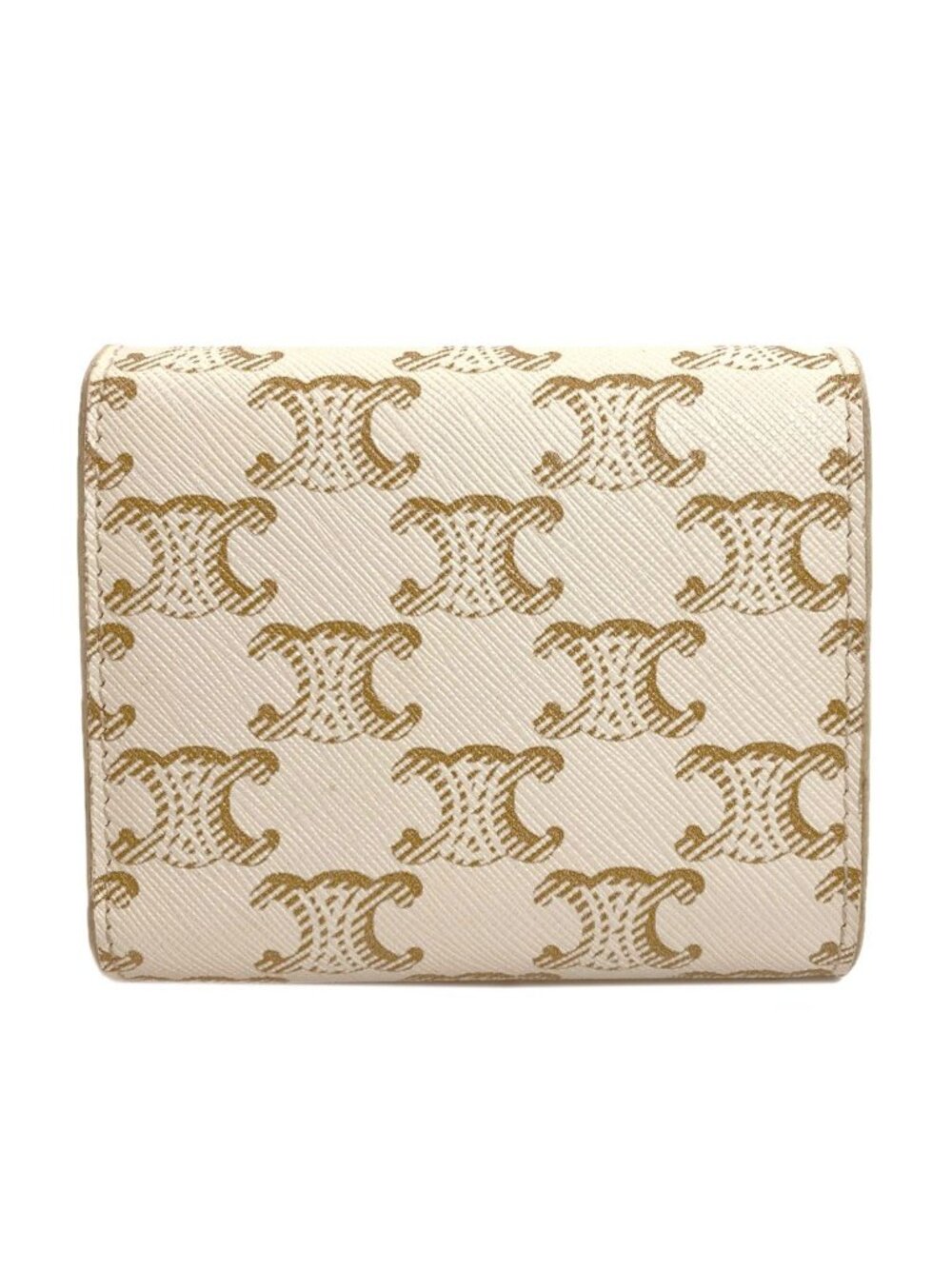 Celine Triomphe Flap Trifold Bifold Wallet - Picture 2 of 15